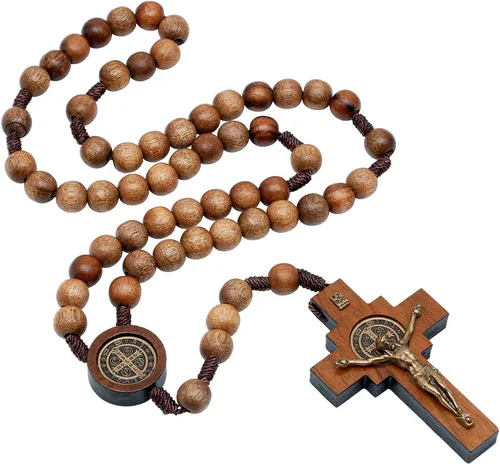 Vista 2 de Intercession Mens St Bennedict Large Rosary