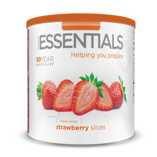 Vista 10 de Emergency Essentials, Rebanadas de plátano deshidratadas, suministros de alimentos de emergencia, vida útil de 10 años, 24 porciones