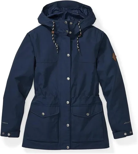 Vista 4 de Eddie Bauer Chamarra impermeable con capucha Charly para mujer