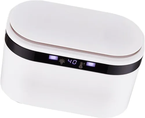 Vista 5 de Calentador de toallitas húmedas y dispensador de toallitas húmedas para bebés, calentador de toallitas de gran capacidad para bebés con luz