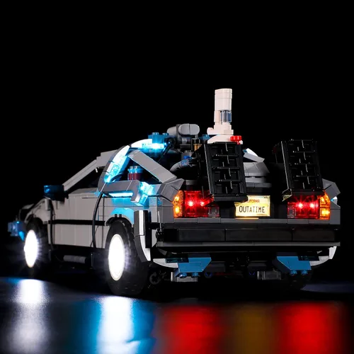 Vista 4 de BRIKSMAX Luz para Back-to-The-Future-Time-Machine 10300 - Kit de iluminación LED compatible con Lego Creator Expert - No incluye el set de Lego