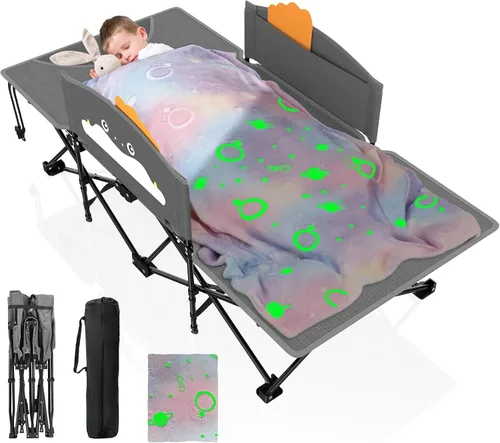 Vista 15 de Suteck Catre plegable XXL de 32 pulgadas, catres de dormir resistentes de 32 pulgadas gris ceniza