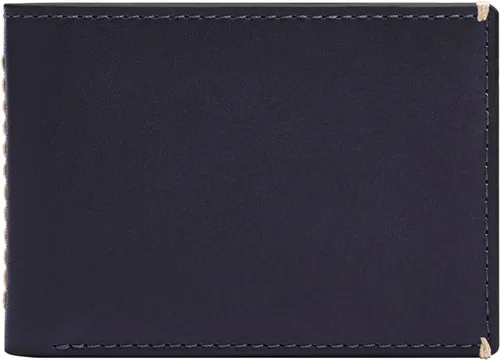 Vista 15 de Fossil Billetera de cuero delgada minimalista plegable con bolsillo frontal para hombres