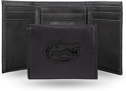 Vista 131 de NCAA Rico Industries - Billetera triple grabada con láser, con grabado láser, accesorio para hombre