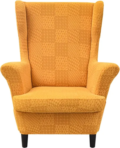 Vista 12 de HZDHCLH Fundas para silla de ala de 2 piezas, fundas de silla de ala de elastano elásticas para sillón del salón, fundas lavables para sofá