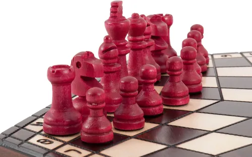 Vista 7 de Juego y tablero de ajedrez romano para tres jugadores
