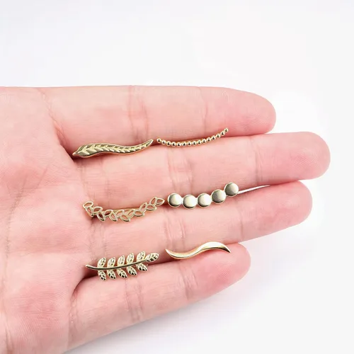 Vista 6 de FIBO STEEL Aretes para mujer