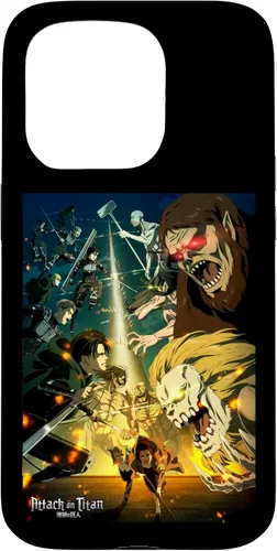 Vista 14 de Attack on Titan Funda de anime para iPhone 17 de temporada final de temporada 4