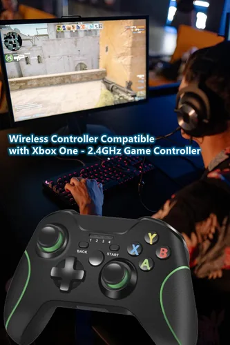 Vista 7 de 2.4G Wireless Controller Replacement for Xbox One Controller Game Controller for Xbox oneXbox one SXbox one X Wireless Controller Gamepad Joystick