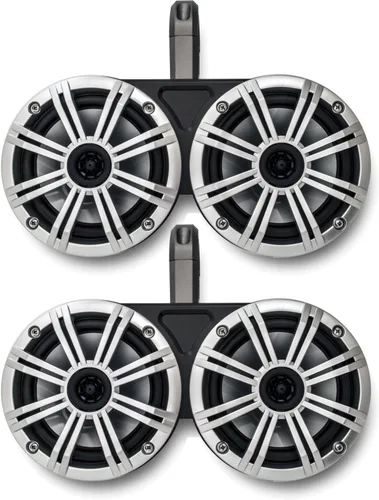 Vista 12 de KICKER Negro Dual Wake Tower System Charcoal 6,5" altavoces marinos RGB LED