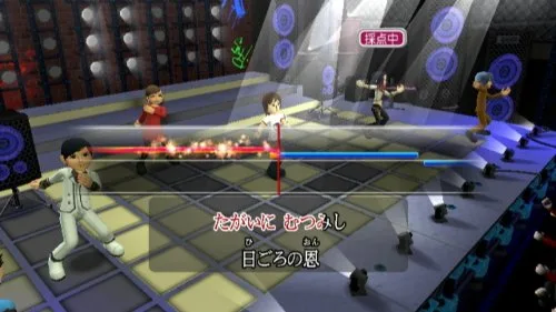 Vista 2 de Karaoke Joysound Wii Super DX Hitori de Minna de Utai Houdai! (wMicrophone) Japan Import