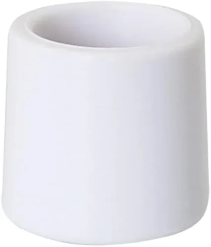 Vista 4 de 8 puntas de parachoques para puerta, color blanco, 0.4 pulgadas, de goma, para proteger puertas y paredes, tapas de tope de puerta para el hogar