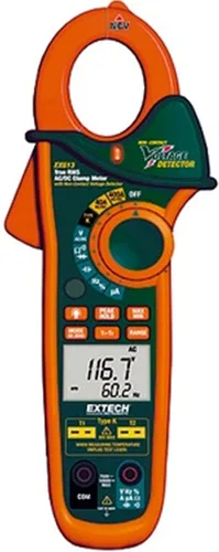 Vista 14 de Extech MA445 400A True RMS AC/DC Medidor de Pinza con Detector NCV, Apertura de Mordaza de 1.2 pulgadas, Pantalla Doble Retroiluminada, Multímetro