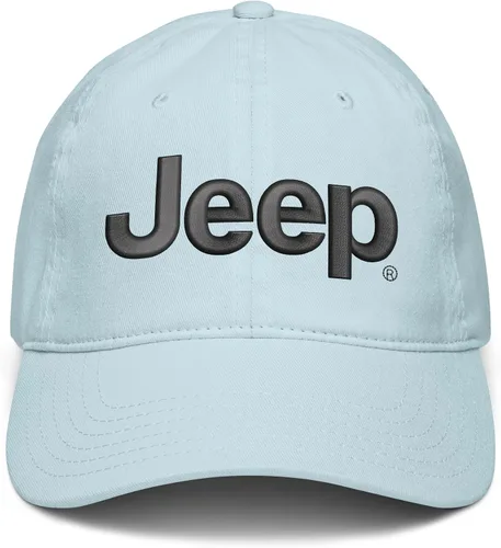 Vista 2 de Jeep Gorra ajustable con capucha bordada, gorra de béisbol Azul bebé