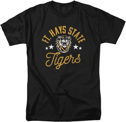 Vista 173 de Collegiate Distressed Mascot Unisex Adult T Shirt Collection 3 Universidad de Adelphi