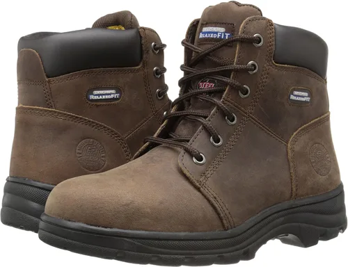 Vista 9 de Skechers Workshire - Botas de trabajo de punta de acero para mujer