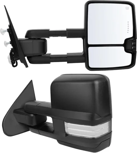Vista 36 de ECCPP - Espejos de remolque de repuesto para Chevy Silverado 2007-2014
