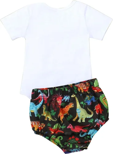 Vista 32 de IDOPIP Traje formal para bebé niño para el primer cumpleaños de Cake Smash con corbatín y tirantes y pantalones cortos para sesión de fotos
