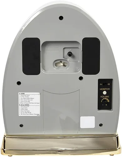 Vista 6 de Reloj de repisa musical "Joyful Crystal Pearl" de Rhythm Clocks