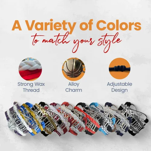 Vista 10 de Infinity Collection - Pulsera de baloncesto de regalo para equipos y jugadores