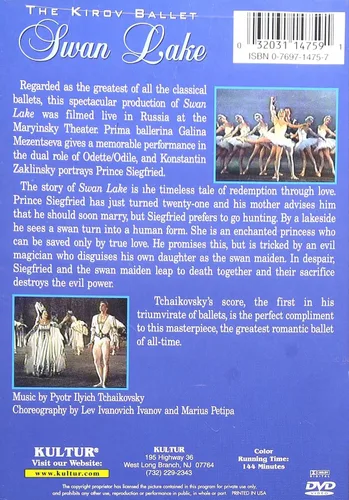 Vista 2 de Tchaikovsky - Swan Lake Mezentseva, Zaklinsky, Kirov Ballet