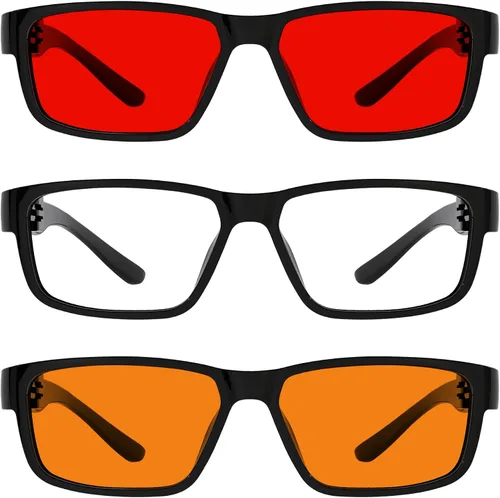 Vista 251 de Eyekepper Gafas de luz azul para hombre y mujer, paquete de 6 lentes Pilot Paquete de 6 color mezclado