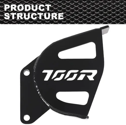 Vista 8 de CNNELL Protector de cubierta de piñón guía de cadena ATV compatible con Yamaha Raptor 700 R 2006-2020