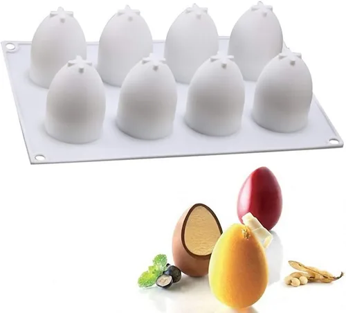 Vista 39 de OCPO KITCHEN Moldes de silicona con forma de corazón 3D para hornear pasteles de mousse, molde de silicona 3D para dulces, pastelería, chocolate