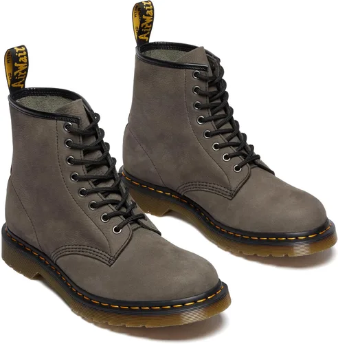 Vista 2 de Dr. Martens Botas de combate unisex para adultos 1460 Milled Nubeck Wp
