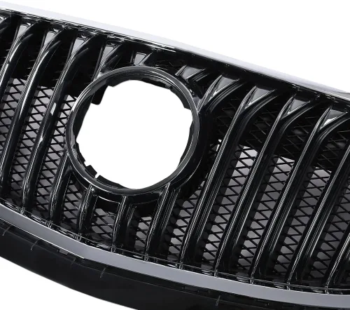 Vista 7 de CHEDA Parachoques delantero radiador brillante rejilla parrilla compatible con Buick Envision 2015 2016 2017