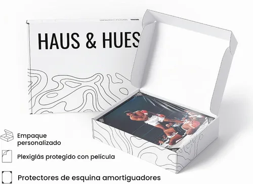Vista 4 de HAUS AND HUES Muhammad Ali - Pósters de Muhammad Ali - Lienzo decorativo para pared con impresiones de boxeo en anillo, obras de arte deportivas