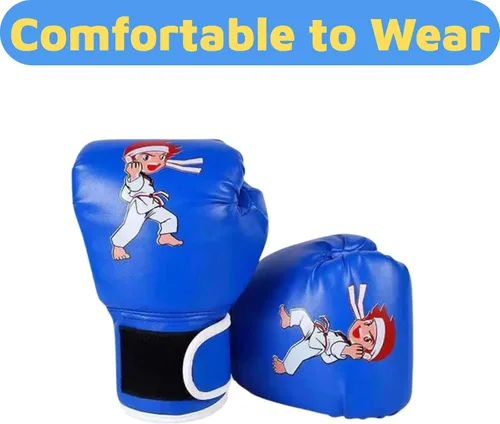 Vista 2 de Guantes de Boxeo para Niños Guantes de Boxeo para Niños Rojo Azul