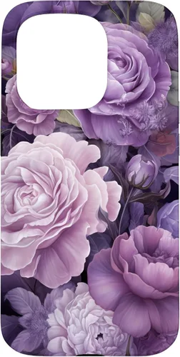 Vista 14 de Elegant Blush Pink And Purple Vintage Floral Rose And Peony Case for iPhone 16