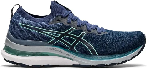 Vista 4 de ASICS Gel-Kayano 28 - Tenis de correr de punto de malla para mujer, Azul