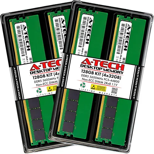 Vista 7 de A-Tech 8 GB de RAM para ASUS ROG Maximus Z890 (Hero/Hero BTF/Extreme) placa base DDR5 5600MHz PC5-44800 DIMM 1.1V 288-Pin no ECC UDIMM
