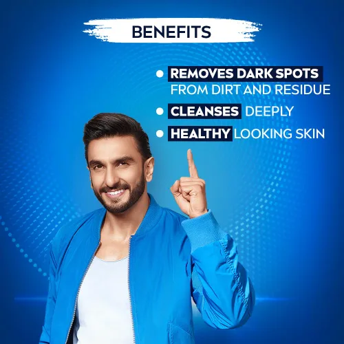 Vista 7 de Nivea Lavado facial para hombre con reducción de manchas oscuras (10 veces blanqueador), 3.4 fl oz