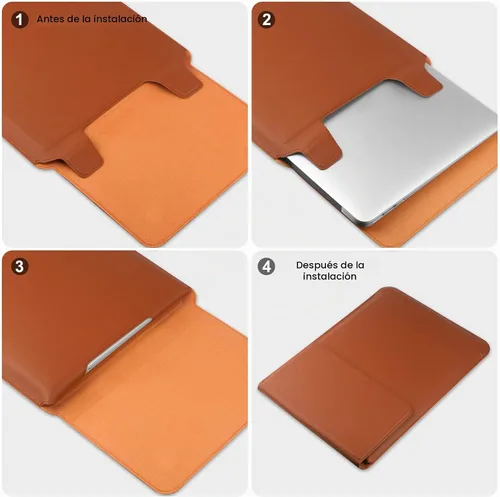 Vista 6 de HoYiXi Funda para laptop de 13 pulgadas compatible con MacBook Neo 2026/MacBook Air 13 M1 M2 2022-2018/MacBook Pro 13 M2 2022-2016/Surface Pro 8