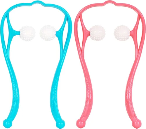 Vista 11 de U Scinan Masaje corporal Pat Back Hammer Herramientas de masaje Masajeador portátil Clap Stick para hombro Cuello Pie