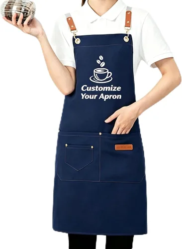 Vista 8 de Taidven Paquete de 2 Delantales - Unisex, Delantal Ajustable con Babero para Cocina, Delantal de Cocina, Delantales para Hombres y Mujeres