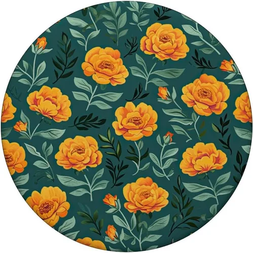 Vista 3 de Marigold Cute Flower Pattern PopSockets Adhesive PopGrip