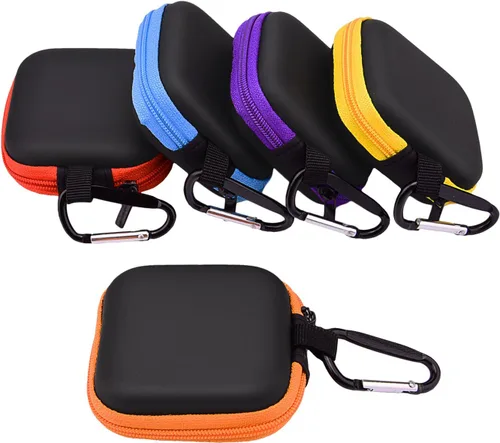 Vista 2 de Sunmns 5 piezas en el oído Bud auricular auricular caso mini almacenamiento bolsa bolsa de transporte