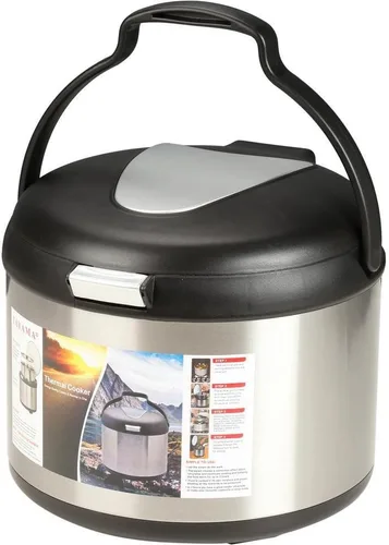 Vista 2 de Tayama TXM-50CF olla térmica, ahorra energía, 5 l, color negro.