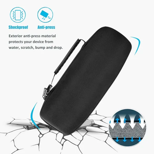 Vista 2 de ProCase Funda de transporte para JBL Charge 5 / Charge 4, funda protectora rígida de viaje para JBL Charge 5 Charge 4, altavoz inalámbrico portátil