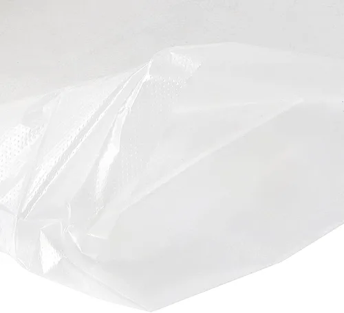 Vista 3 de FUNSUEI 1000 bolsas de plástico de 10 x 14 pulgadas, rollos de bolsas de plástico transparente para pan, frutas, verduras, 1 rollo/500 bolsas