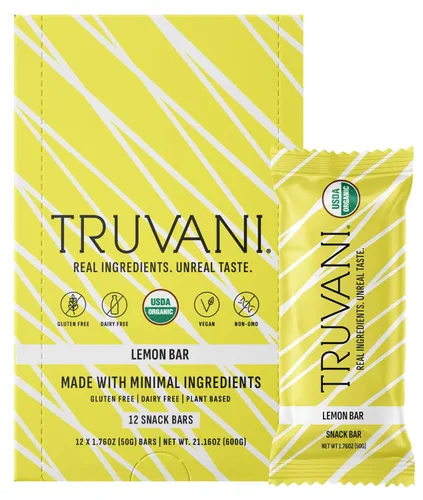 Vista 34 de Truvani - Barras de aperitivos a base de plantas Variedad Paquete de 12