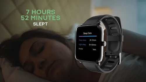 Vista 3 de 3Plus Vibe Lite - Reloj inteligente con monitor de actividad física integrado con monitor de frecuencia cardíaca y oxígeno en sangre, monitor