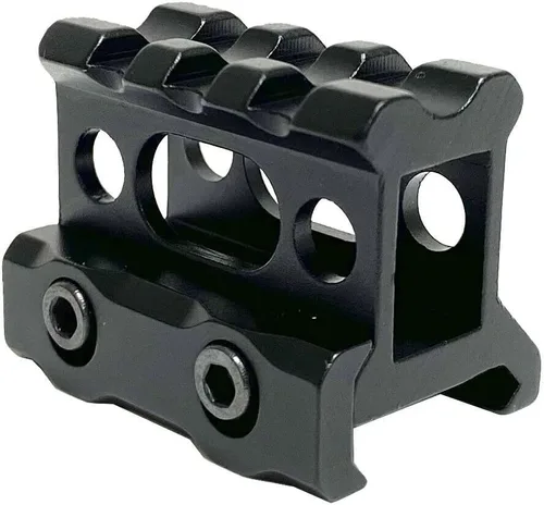 Vista 3 de Ade Advanced Optics Absolute Cowitness Co-Witness Riser HIGH Mount - Compatible con RAILED Holosun 407K y 507K, Sig Romeo Zero, Shield RMS, ADE