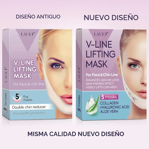 Vista 8 de Línea de mascarilla de contorno en forma de V que forma la correa de elevación de la correa de elevación de la línea de la mandíbula de la línea