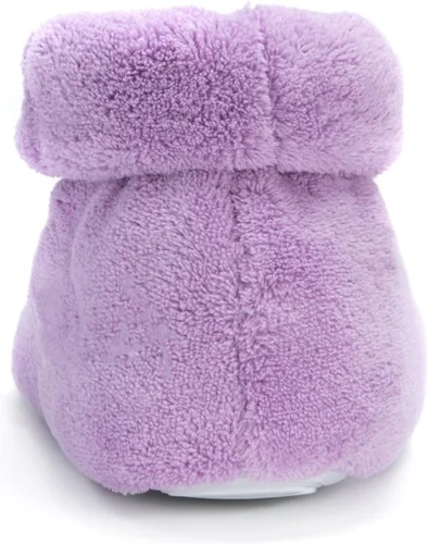 Vista 4 de MUK LUKS Bota de microchenilla para mujer con lazo de satén