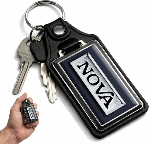 Vista 67 de Brotherhood Car Key Chain for Nova - Classic Models Keychain for Men and Blanco antiguo - Personalizado 1975